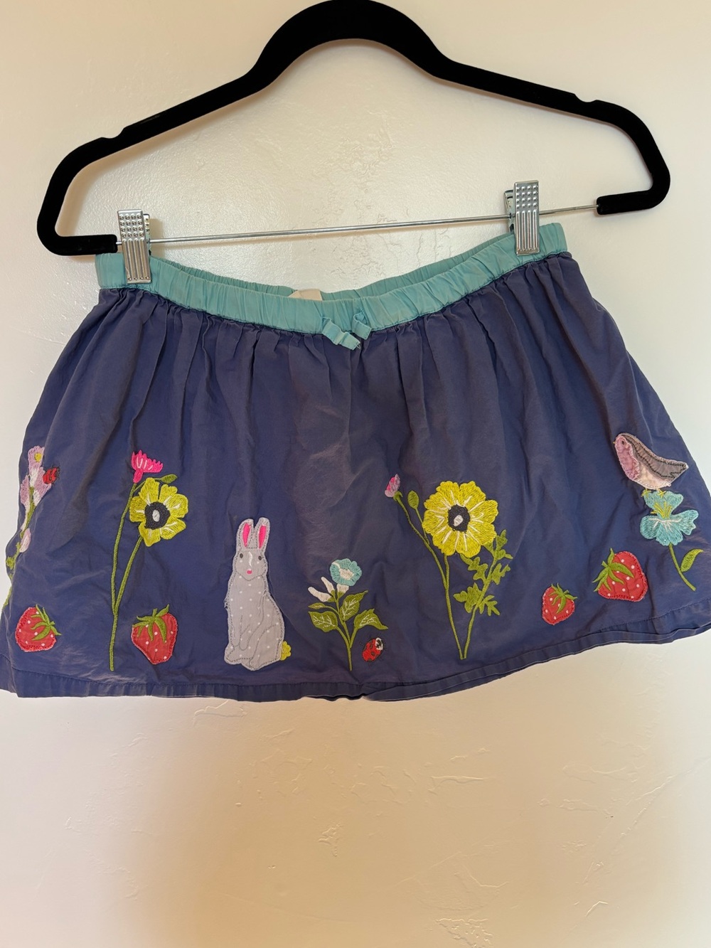 Mini Boden Whimsical Garden Skirt 6-7 year old 100% Cotton A15
